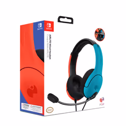 PDP LVL40 Auricolare Cablato A Padiglione Gaming Nero, Blu, Rosso - Vista aggiuntiva 8