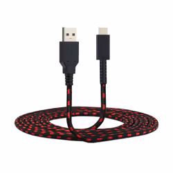 PDP 500-211-EU cavo USB 2,4 m USB A USB C Nero, Rosso - Vista aggiuntiva 2
