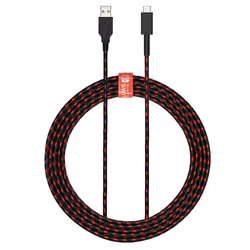 PDP 500-211-EU cavo USB 2,4 m USB A USB C Nero, Rosso - Vista aggiuntiva 3