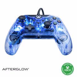 PDP Afterglow Nero, Blu, Trasparente USB Gamepad Analogico/Digitale Xbox One, Xbox Series S, Xbox Series X - Vista aggiuntiva 4