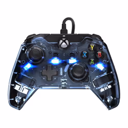 PDP Afterglow Nero, Blu, Trasparente USB Gamepad Analogico/Digitale Xbox One, Xbox Series S, Xbox Series X - Vista aggiuntiva 8