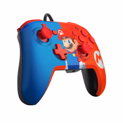 PDP REMATCH: Power Pose Mario Blu, Rosso USB Gamepad Analogico/Digitale Nintendo Switch, Nintendo Switch OLED - Vista aggiuntiva 4