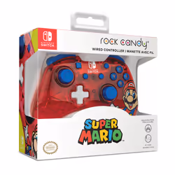 PDP Rock Candy: Mario Punch Rosso, Translucent USB Gamepad Analogico/Digitale Nintendo Switch, Nintendo Switch Lite, Nintendo Switch OLED - Vista aggiuntiva 8