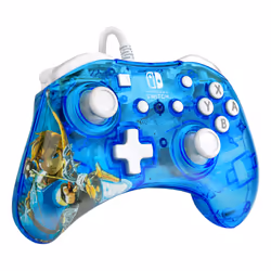 PDP Rock Candy: Berry Brave Link Blu, Translucent USB Gamepad Analogico/Digitale Nintendo Switch, Nintendo Switch Lite, Nintendo Switch OLED - Vista aggiuntiva 5