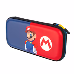 PDP Slim Deluxe: Power Pose Mario Custodia rigida Nintendo Blu, Rosso - Vista aggiuntiva 5