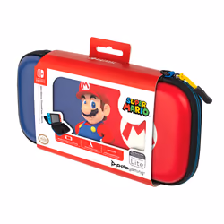 PDP Slim Deluxe: Power Pose Mario Custodia rigida Nintendo Blu, Rosso - Vista aggiuntiva 6