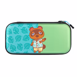 PDP Slim Deluxe: Animal Crossing Tom Nook, Custodia rigida, Nintendo, Blu, Verde, Nintendo Switch, Nintendo Switch Lite, Nint ...