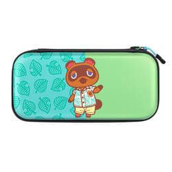 PDP Slim Deluxe: Animal Crossing Tom Nook Custodia rigida Nintendo Blu, Verde