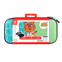 PDP Slim Deluxe: Animal Crossing Tom Nook Custodia rigida Nintendo Blu, Verde