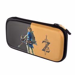 PDP Slim Deluxe: Hyrule Hero Link Custodia rigida Nintendo Nero, Oro - Vista aggiuntiva 5