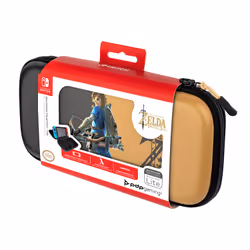 PDP Slim Deluxe: Hyrule Hero Link Custodia rigida Nintendo Nero, Oro - Vista aggiuntiva 6