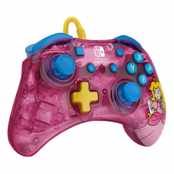 PDP Rock Candy: Bubblegum Peach Rosa, Translucent USB Gamepad Analogico/Digitale Nintendo Switch, Nintendo Switch Lite, Nintendo Switch OLED - Vista aggiuntiva 6