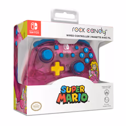PDP Rock Candy: Bubblegum Peach Rosa, Translucent USB Gamepad Analogico/Digitale Nintendo Switch, Nintendo Switch Lite, Nintendo Switch OLED - Vista aggiuntiva 8