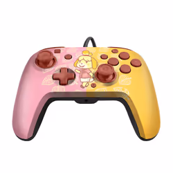 PDP Isabelle REMATCH, Gamepad, Nintendo Switch, Nintendo Switch OLED, D-pad, Tasto Home, Cablato, USB, Multicolore