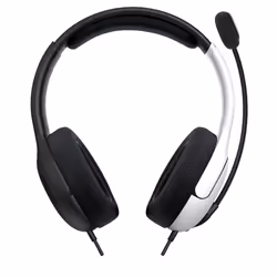 PDP LVL40 Auricolare Cablato A Padiglione Gaming Nero, Bianco