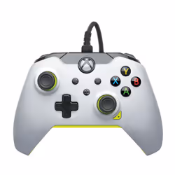 PDP Controller con cavo: Bianco elettrico Per Xbox Series X|S, Xbox One e Windows 10/11, Gamepad, PC, Xbox One, Xbox Series S ...