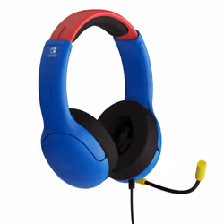 PDP LVL40 Auricolare Cablato A Padiglione Gaming Blu, Rosso - Vista aggiuntiva 5