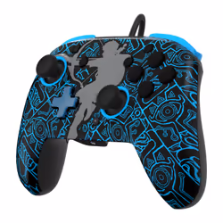 PDP Rematch: Sheikah Shoot Nero, Blu USB Gamepad Analogico/Digitale Nintendo Switch, Nintendo Switch Lite, Nintendo Switch OLED - Vista aggiuntiva 4