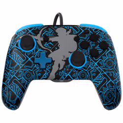 PDP Rematch: Sheikah Shoot Nero, Blu USB Gamepad Analogico/Digitale Nintendo Switch, Nintendo Switch Lite, Nintendo Switch OLED - Vista aggiuntiva 5