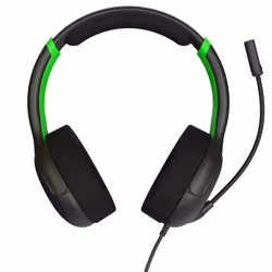 PDP Airlite Glow Auricolare Cablato A Padiglione Gaming Nero, Verde - Vista aggiuntiva 2