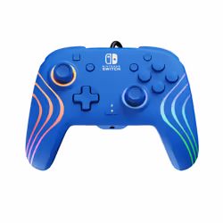 PDP Afterglow Wave Blu USB Gamepad Analogico/Digitale Nintendo Switch, Nintendo Switch OLED - Vista aggiuntiva 6