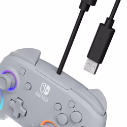 PDP Afterglow Wave Grigio USB Gamepad Analogico/Digitale Nintendo Switch, Nintendo Switch OLED - Vista aggiuntiva 6