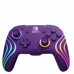 PDP Afterglow Wave Viola Gamepad Analogico/Digitale Nintendo Switch, Nintendo Switch OLED - Vista aggiuntiva 4