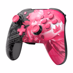 PDP Rematch Glow Nero, Rosa Gamepad Analogico/Digitale Nintendo Switch, Nintendo Switch OLED - Vista aggiuntiva 4