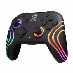PDP Afterglow Wave Nero USB Gamepad Analogico/Digitale Nintendo Switch, Nintendo Switch Lite, Nintendo Switch OLED - Vista aggiuntiva 2