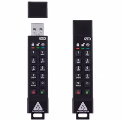 Apricorn ASK3-NX unità flash USB 128 GB USB tipo A 3.2 Gen 1 (3.1 Gen 1) Nero - Vista aggiuntiva 2
