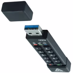 Apricorn ASK3-NX unità flash USB 128 GB USB tipo A 3.2 Gen 1 (3.1 Gen 1) Nero - Vista aggiuntiva 3