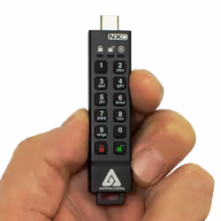 Apricorn Aegis Secure Key 3NXC unità flash USB 64 GB USB tipo A 3.2 Gen 1 (3.1 Gen 1) Nero - Vista aggiuntiva 6