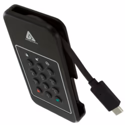 Apricorn Aegis NVX 2 TB USB tipo-C 3.2 Gen 1 (3.1 Gen 1) Nero - Vista aggiuntiva 5
