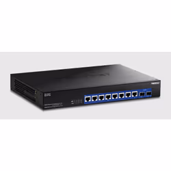 Trendnet TEG-S7102, Non gestito, 10G Ethernet (100/1000/10000), Full duplex, Montaggio rack, Desktop, Montabile a parete