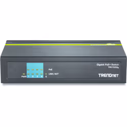 Trendnet TPE-TG50g Non gestito Gigabit Ethernet (10/100/1000) Supporto Power over Ethernet (PoE) Nero
