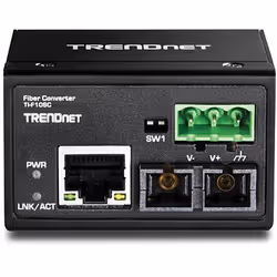 Trendnet TI-F10SC convertitore multimediale di rete 200 Mbit/s 1310 nm Modalità multipla Nero - Vista aggiuntiva 4