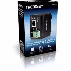 Trendnet TI-F10S30 convertitore multimediale di rete 200 Mbit/s 1310 nm Modalità singola Nero - Vista aggiuntiva 7
