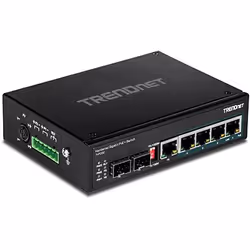 Trendnet TI-PG62 switch di rete Non gestito Gigabit Ethernet (10/100/1000) Supporto Power over Ethernet (PoE) Nero - Vista aggiuntiva 6