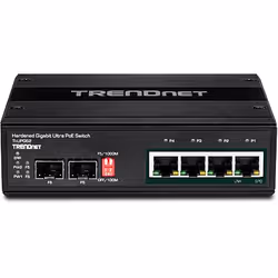 Trendnet TI-UPG62 switch di rete Non gestito L2 Gigabit Ethernet (10/100/1000) Supporto Power over Ethernet (PoE) Nero - Vista aggiuntiva 4
