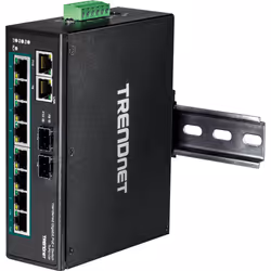 Trendnet TI-PG102 switch di rete Non gestito Gigabit Ethernet (10/100/1000) Supporto Power over Ethernet (PoE) Nero - Vista aggiuntiva 6