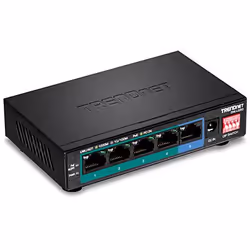 Trendnet TPE-LG50, Non gestito, Gigabit Ethernet (10/100/1000), Full duplex, Supporto Power over Ethernet (PoE)