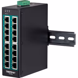 Trendnet TI-PG160 switch di rete Non gestito Gigabit Ethernet (10/100/1000) Supporto Power over Ethernet (PoE) Nero - Vista aggiuntiva 5