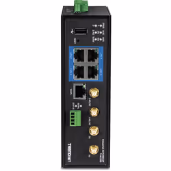 Trendnet TI-W100 router wireless Gigabit Ethernet Dual-band (2.4 GHz/5 GHz) Nero - Vista aggiuntiva 4