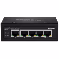 Trendnet TI-E50 switch di rete Non gestito Fast Ethernet (10/100) Nero - Vista aggiuntiva 2