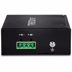 Trendnet TI-E50 switch di rete Non gestito Fast Ethernet (10/100) Nero - Vista aggiuntiva 3