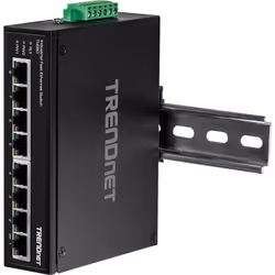 Trendnet TI-E80 switch di rete Non gestito Fast Ethernet (10/100) Nero - Vista aggiuntiva 4