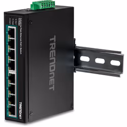 Trendnet TI-PE80 switch di rete Non gestito Fast Ethernet (10/100) Supporto Power over Ethernet (PoE) Nero - Vista aggiuntiva 7