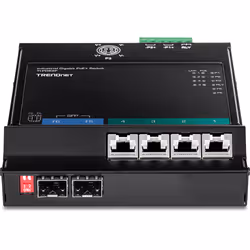 Trendnet TI-PG62F switch di rete Gigabit Ethernet (10/100/1000) Supporto Power over Ethernet (PoE) Nero
