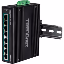 Trendnet TI-PG80B switch di rete Gigabit Ethernet (10/100/1000) Supporto Power over Ethernet (PoE) Nero - Vista aggiuntiva 6