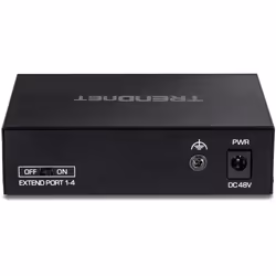 Trendnet TE-FP051 switch di rete Non gestito Fast Ethernet (10/100) Supporto Power over Ethernet (PoE) Nero